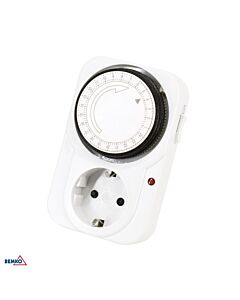 Programator czasowy mechaniczny dobowy zegar sterujący Schuko 16A 230V Bemko B62-TSMD3