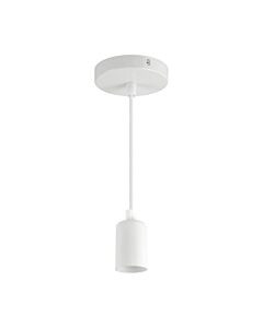 Oprawa wisząca lampa okrągła UNO E27 40W biała STRUHM 03810
