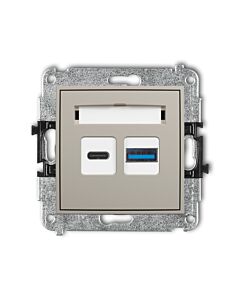 Gniazdo USB Karlik 60ICUSB-8