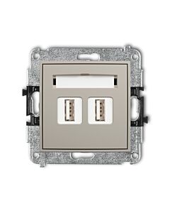 Gniazdo USB Karlik 60IGUSB-2
