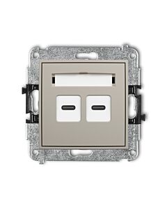 Gniazdo USB Karlik 60IGUSB-8
