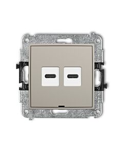 Gniazdo USB Karlik 60MCUSBBO-7