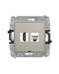 Gniazdo komputerowe, Gniazdo HDMI Karlik 60MGHKBO-45e