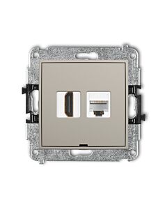 Gniazdo komputerowe, Gniazdo HDMI Karlik 60MGHKBO-86A