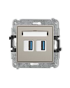 Gniazdo USB Karlik 60MGUSB-6