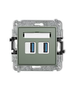 Gniazdo USB Karlik 61IGUSB-6