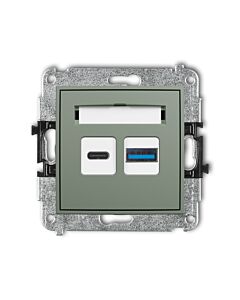 Gniazdo USB Karlik 61MCUSB-8