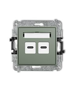 Gniazdo USB Karlik 61MGUSB-8