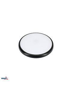 Oprawa hermetyczna LED DIANA plafon 16W 4000K 1600lm 120&deg; IP66 czarna Bemko C36-PSF707-164-BL