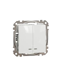 Włącznik podwójny (świecznikowy) Schneider Electric SDD111105L Włącznik podwójny (świecznikowy) Schneider Electric SDD111105L