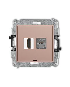 Gniazdo komputerowe, Gniazdo HDMI Karlik 62MGHKBO-46