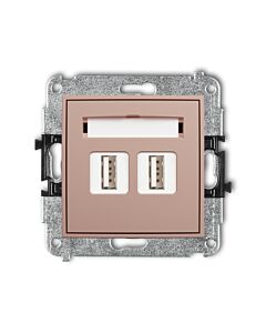 Gniazdo USB Karlik 62MGUSB-2