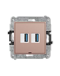 Gniazdo USB Karlik 62MGUSBBO-6