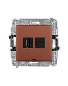 Gniazdo komputerowe, Gniazdo HDMI Karlik 63IGHKBO-46A