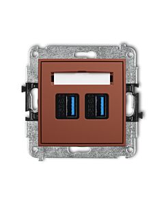 Gniazdo USB Karlik 63IGUSB-6