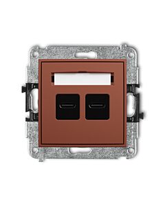 Gniazdo USB Karlik 63MCUSB-7