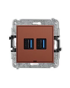Gniazdo USB Karlik 63MGUSBBO-6