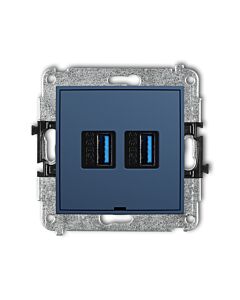 Gniazdo USB Karlik 64IGUSBBO-6