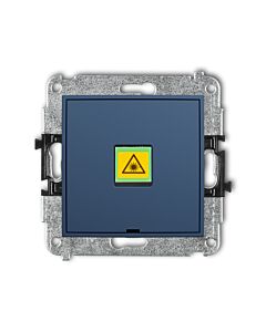 Gniazdo światłowodowe/optyczne pojedyncze navy blue Karlik MINI 64MGOPBO-1