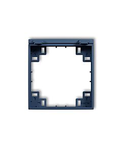Ramka pośrednia pojedyncza do gniazda herm.SCHUKO pion/poziom navy blue Karlik MINI 64MRPB-1s