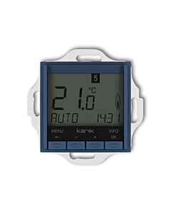 Regulator temperatury tygodniowy (podświetlenie białe) navy blue Karlik MINI 64MRT-3.1