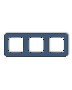 Ramka potrójna pion/poziom zaokrąglona navy blue Karlik MINI 64MRTZ-3