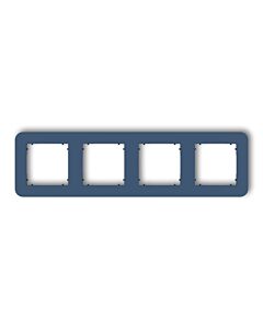 Ramka poczwórna pion/poziom zaokrąglona navy blue Karlik MINI 64MRTZ-4