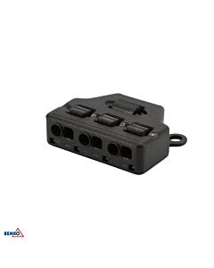Rozdzielacz zasilania LED 0-42V 1-in/3-out Bemko E08-DC-3P-20