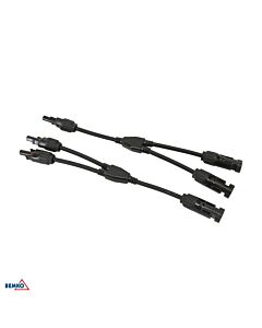 Złącze kablowe solarne konektor MC4 1000V podwójne IP67 30A 1000V Schelinger E09-SC4-1,0KV-2Y