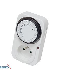 Programator czasowy mechaniczny dobowy zegar sterujący 16A 230V Bemko B60-TSMF3