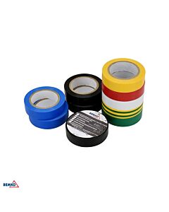 Taśma izolacyjna PVC 15x10 multikolor Bemko E30-PVC1510ZC