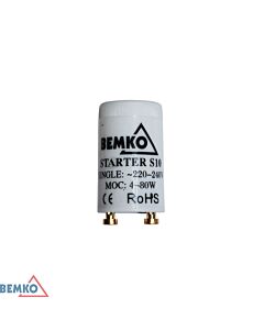 Starter, zapłonnik do świetlówek S10 4-80W Bemko E50-S10