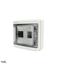 Rozdzielnica modułowa obudowa natynkowa 1x8 IP65 biała Schelinger A80-RHN-IP65-NPE-08P