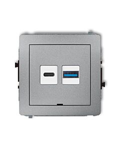 Gniazdo USB Karlik 7DCUSBBO-8