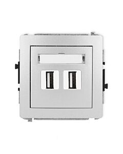 Gniazdo USB Karlik 7DGUSB-2