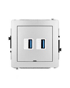 Gniazdo USB Karlik 7DGUSBBO-6