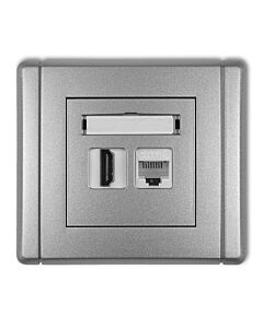 Gniazdo komputerowe, Gniazdo HDMI Karlik 7FGHK-45e