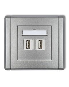 Gniazdo USB Karlik 7FGUSB-2