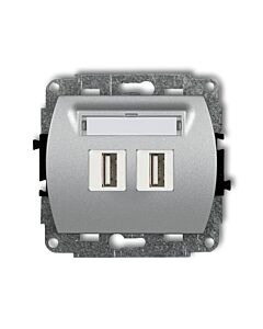 Gniazdo USB Karlik 7GUSB-2