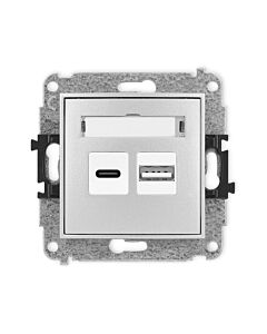Gniazdo USB Karlik 7ICUSB-8