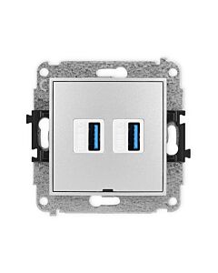 Gniazdo USB Karlik 7IGUSBBO-6