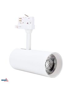 Oprawa reflektor VERKO GU10 lampa na szynoprzewód 30W biała Bemko C40-VRK-3F-030WH-3K