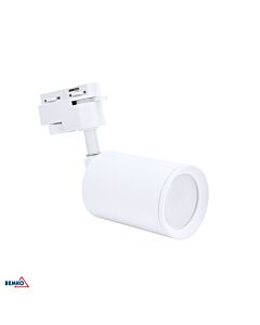 Oprawa reflektor VERKO GU10 lampa na szynoprzewód 35W biała Bemko C41-VRK-1F-GU10WH