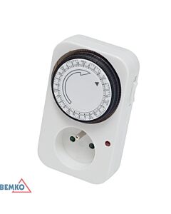 Programator czasowy mechaniczny tygodniowy zegar sterujący 16A 230V Bemko B60-TSWF1