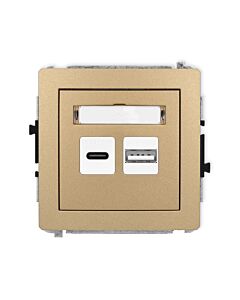 Gniazdo USB Karlik 8DCUSB-8