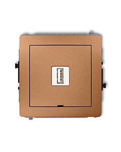 Gniazdo USB Karlik 8DCUSBBO-3