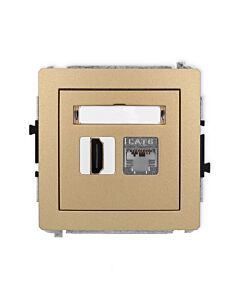 Gniazdo komputerowe, Gniazdo HDMI Karlik 8DGHK-46