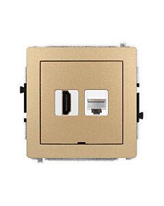Gniazdo komputerowe, Gniazdo HDMI Karlik 8DGHKBO-86A
