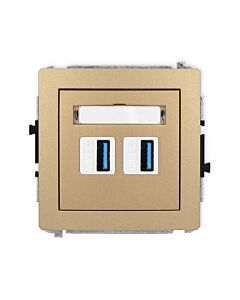 Gniazdo USB Karlik 8DGUSB-6