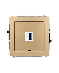 Gniazdo USB Karlik 8DGUSBBO-5